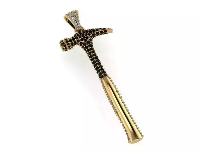 Hammer Pave Pendant 2025