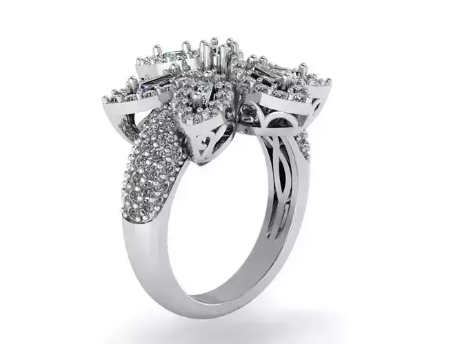 Flower Diamond Ring 2026