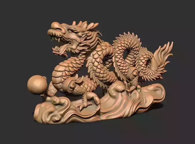Dragon Statue for 3d Printing