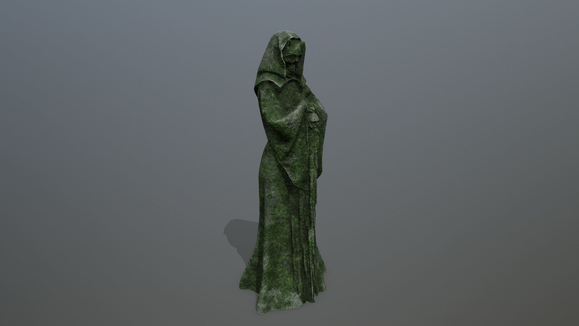 statue    Low-poly 3D model_2