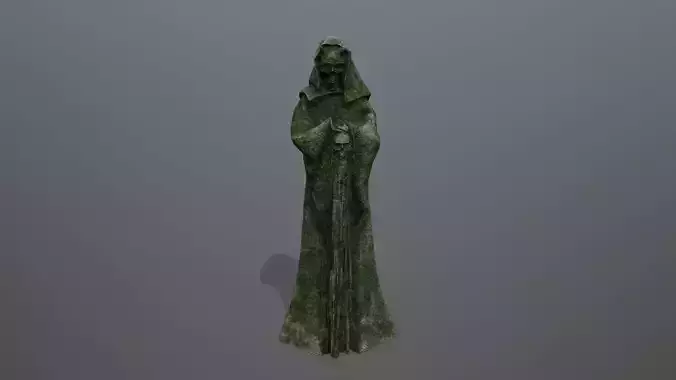statue    Low-poly 3D model