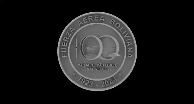 Bolivian Air Force Logo 3D print model