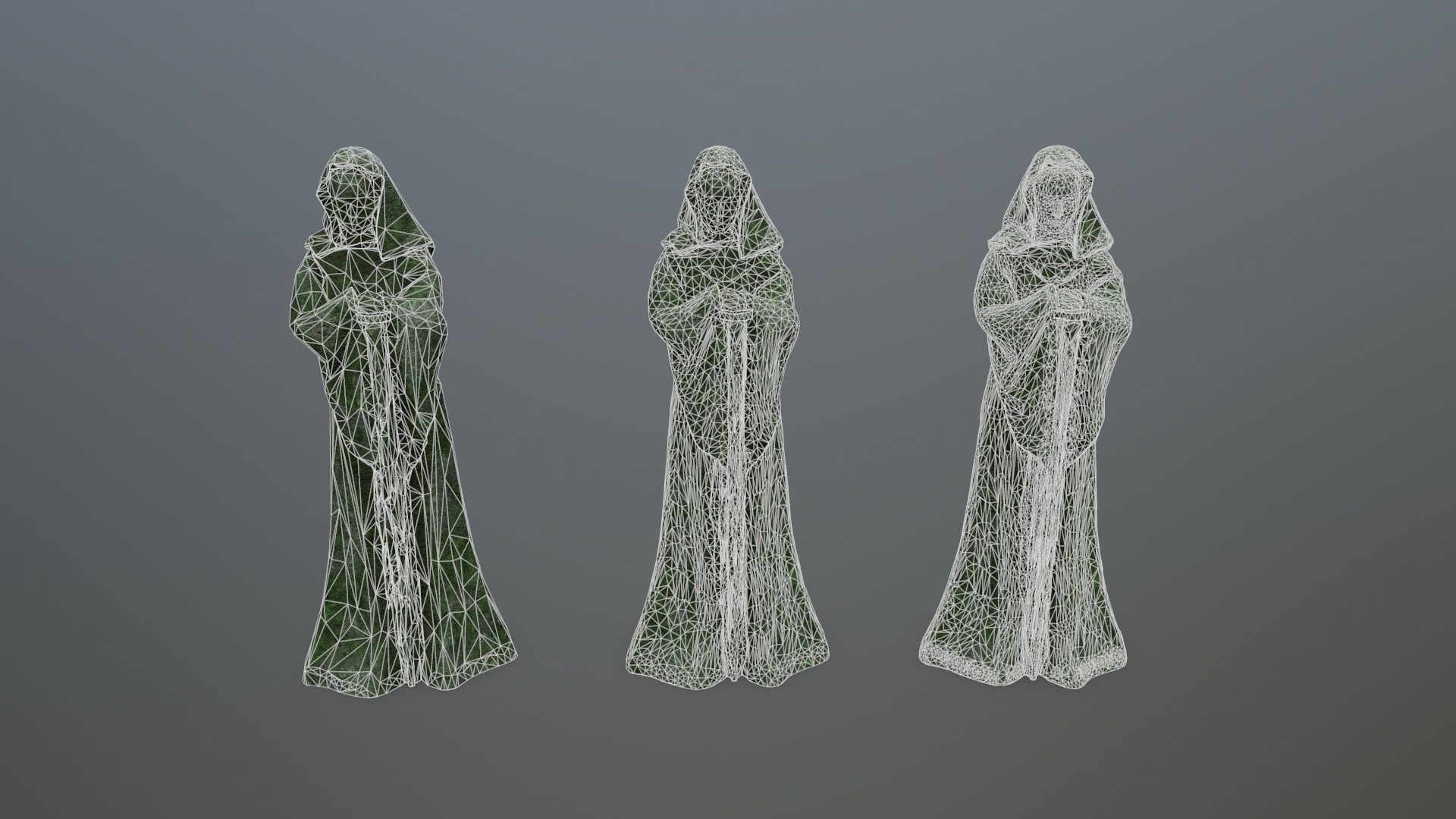 statue   Low-poly 3D model_10