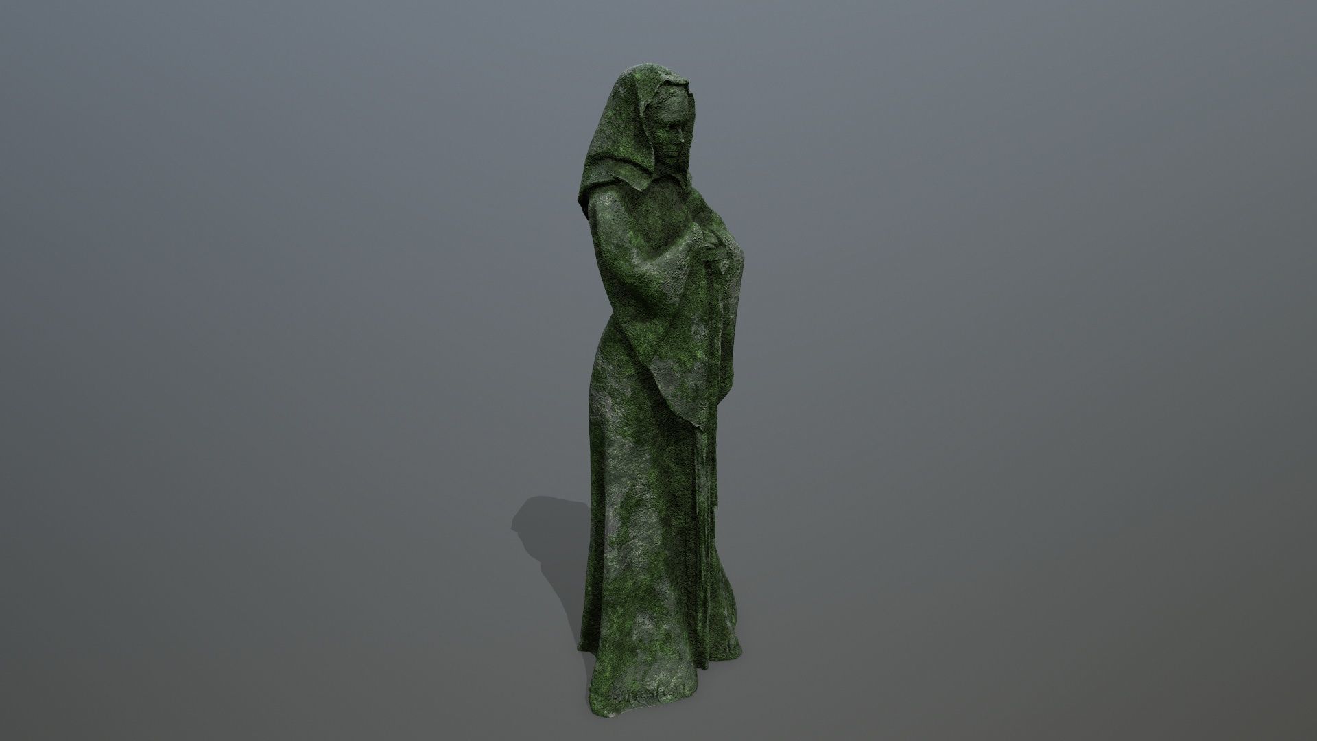 statue   Low-poly 3D model_2