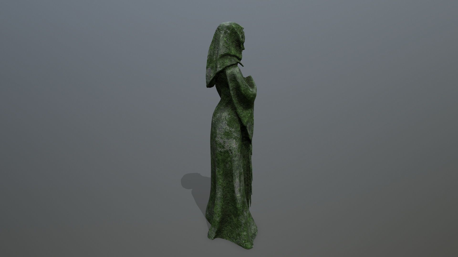 statue   Low-poly 3D model_3