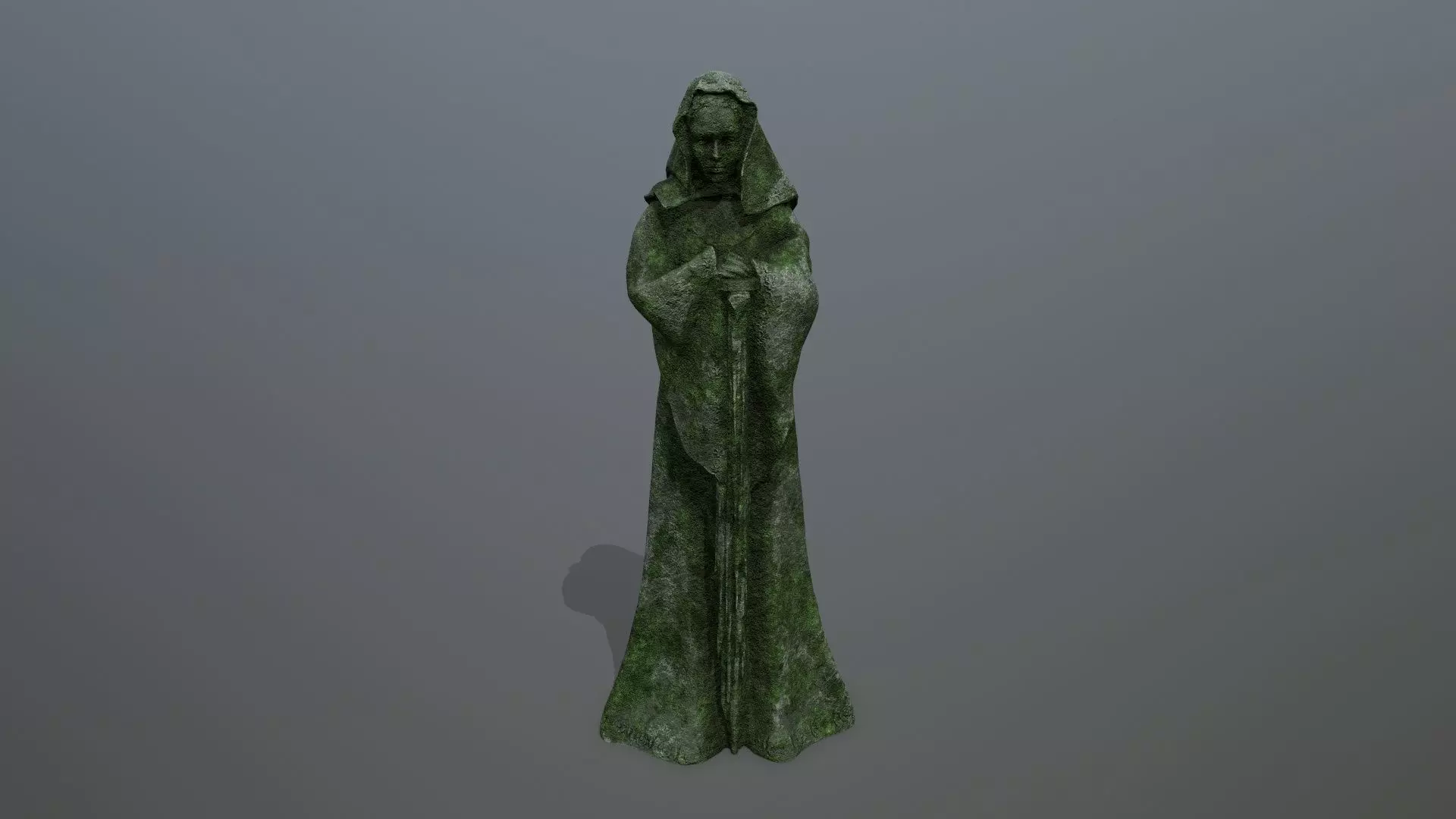 statue   Low-poly 3D model_0