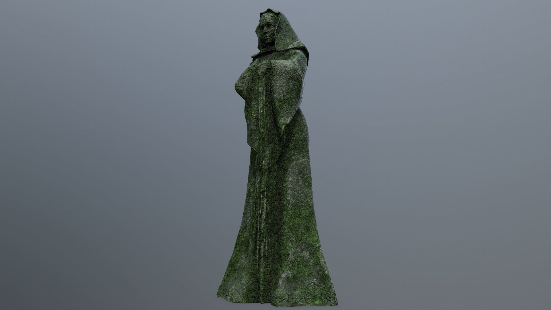statue   Low-poly 3D model_8