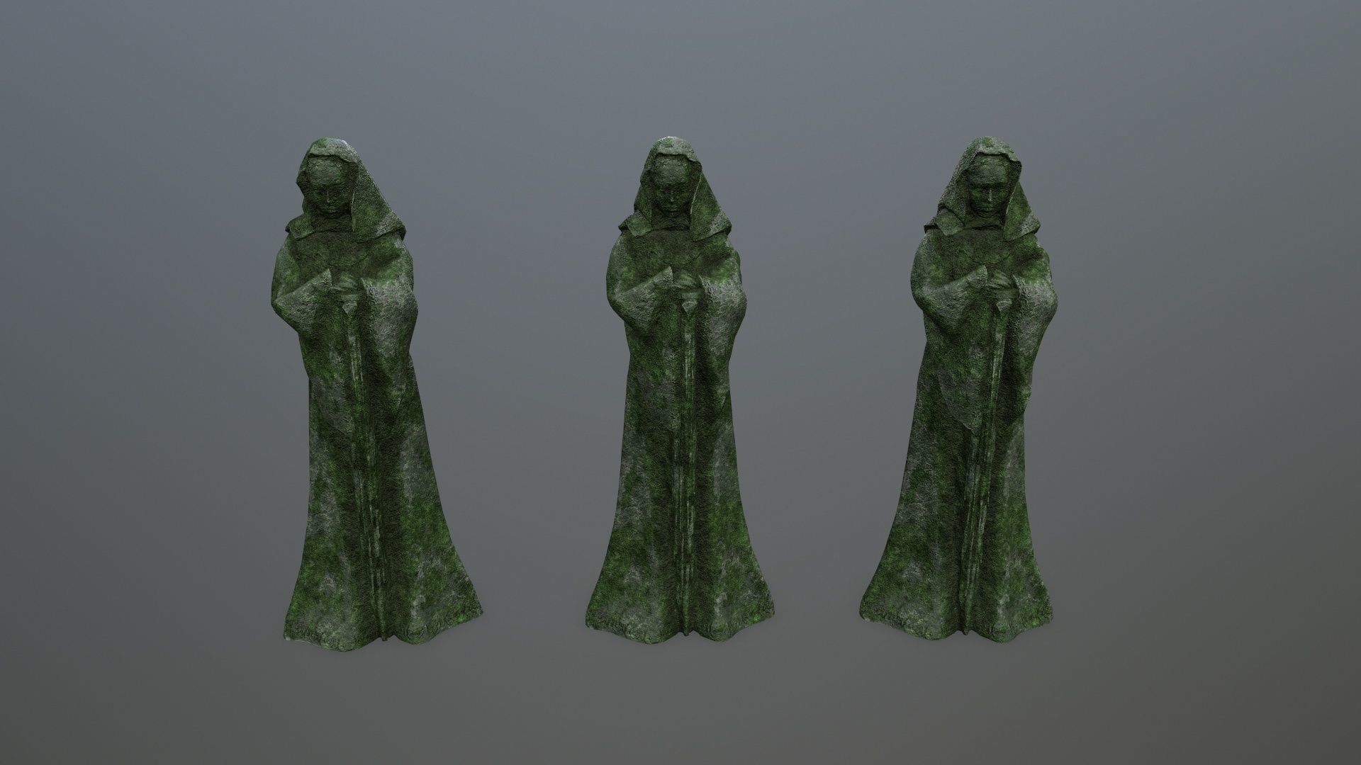 statue   Low-poly 3D model_9