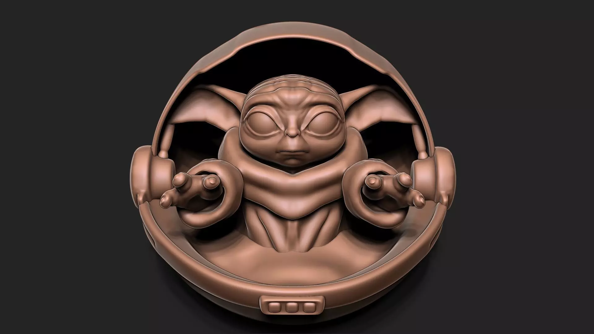 GROGU - Baby Yoda 3D print model_0