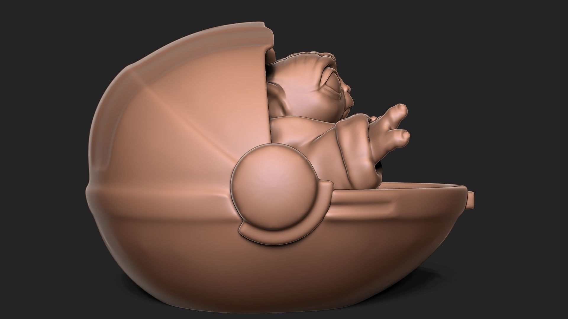 GROGU - Baby Yoda 3D print model_2