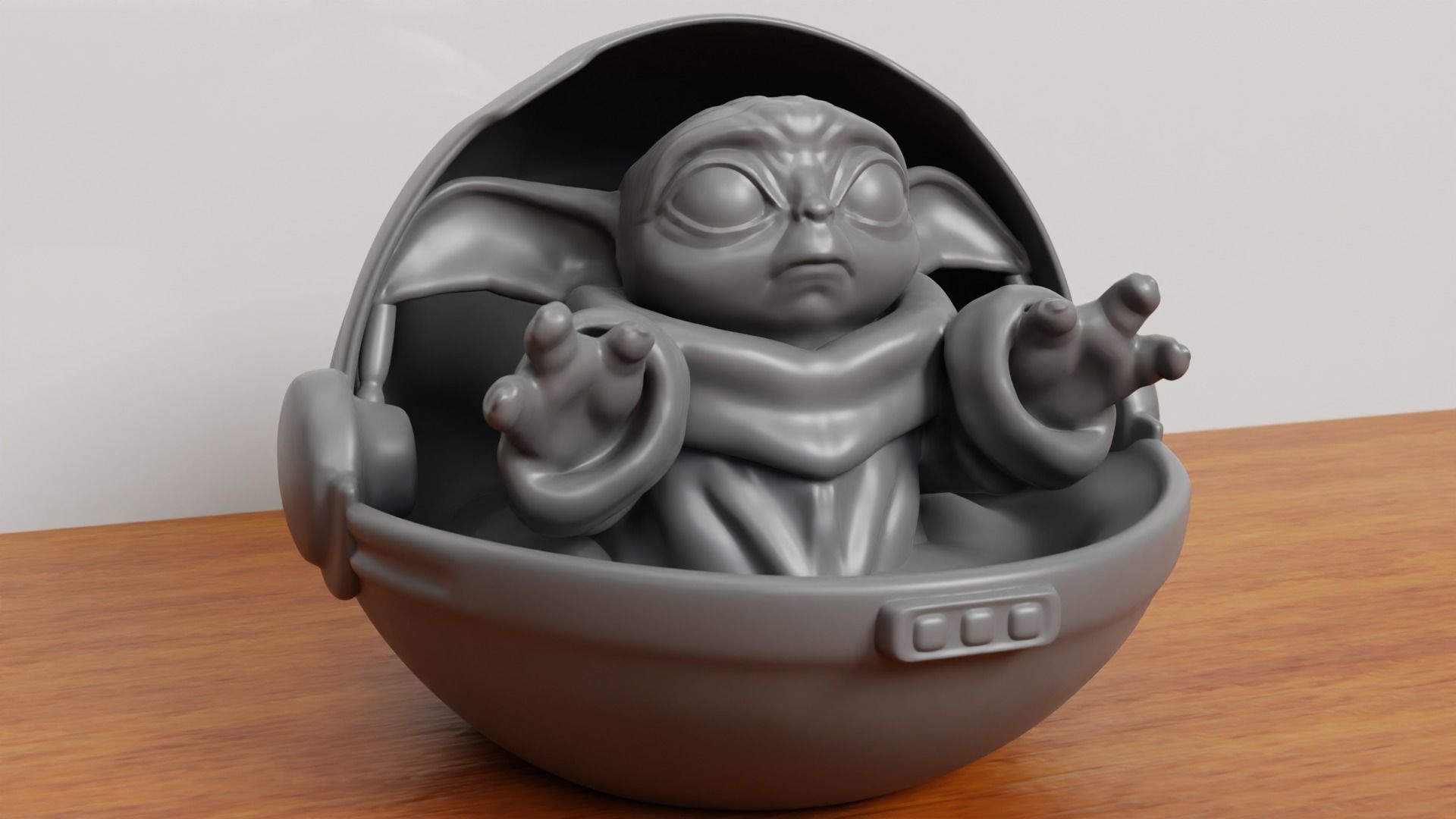 GROGU - Baby Yoda 3D print model_6