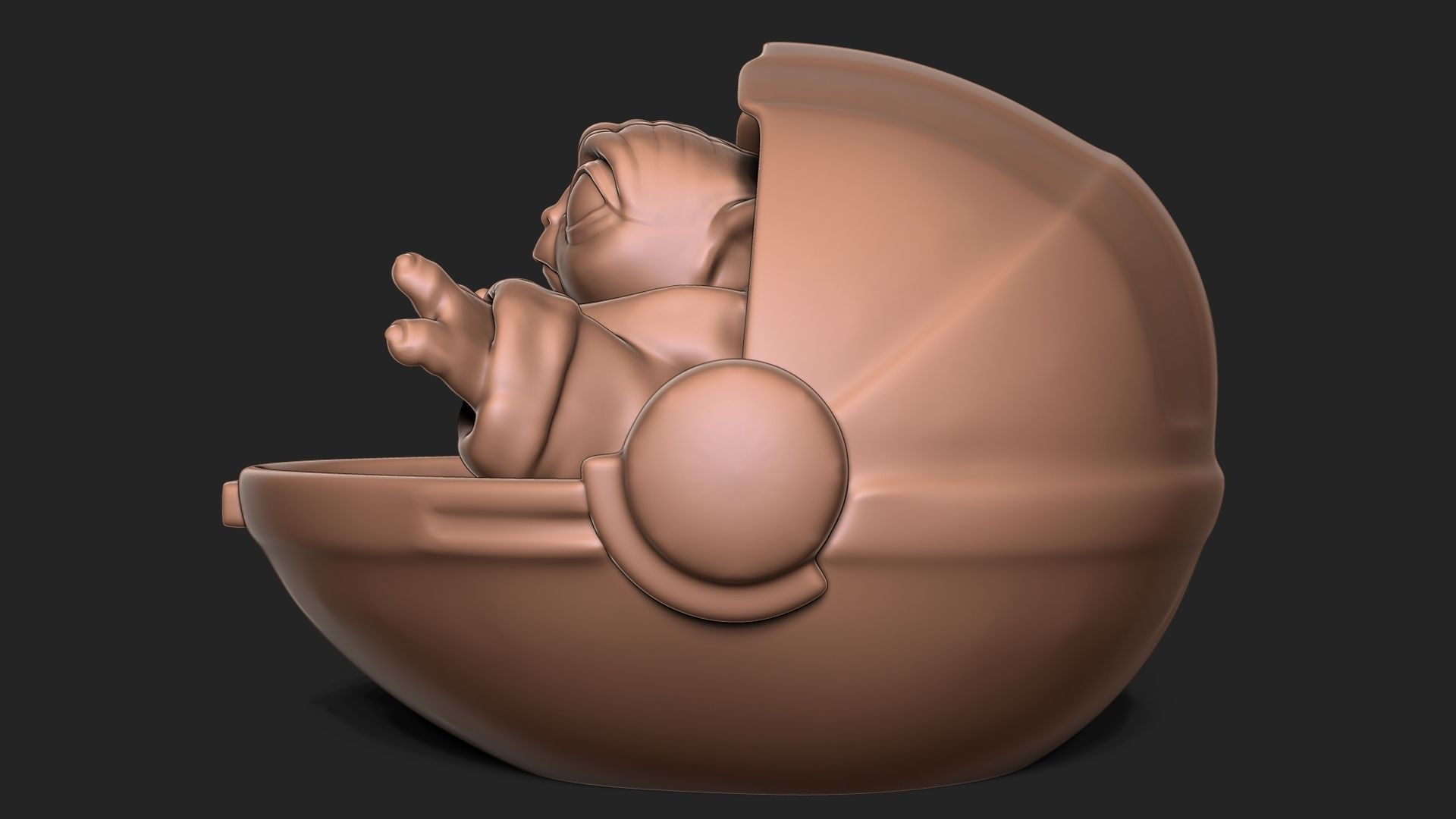 GROGU - Baby Yoda 3D print model_4