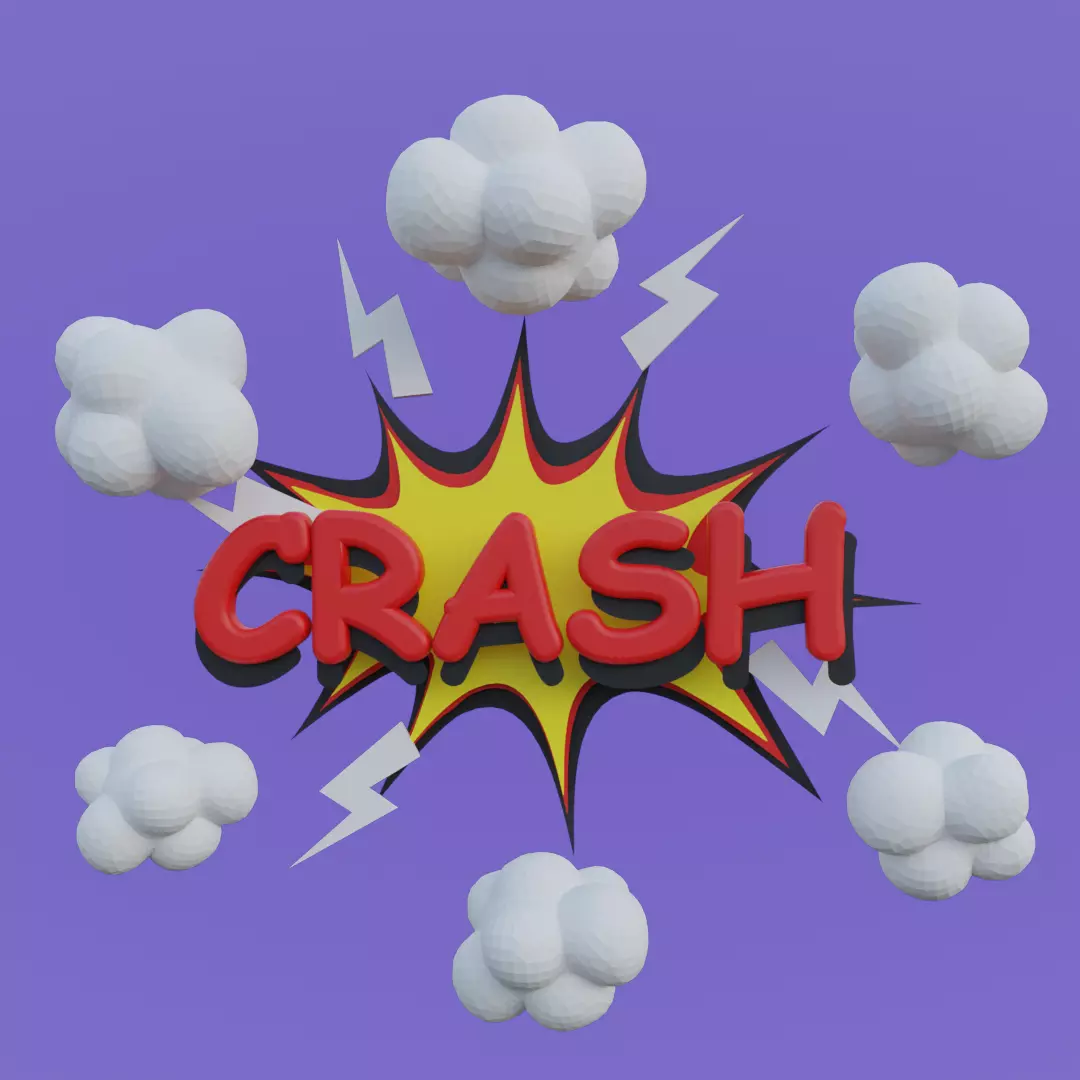 Crash FX for AR animated Low-poly 3D model_0