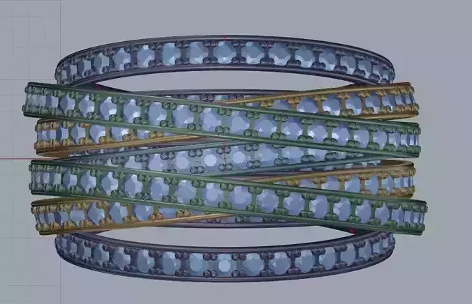 De GRISOGONO Allegra ring  3D print model