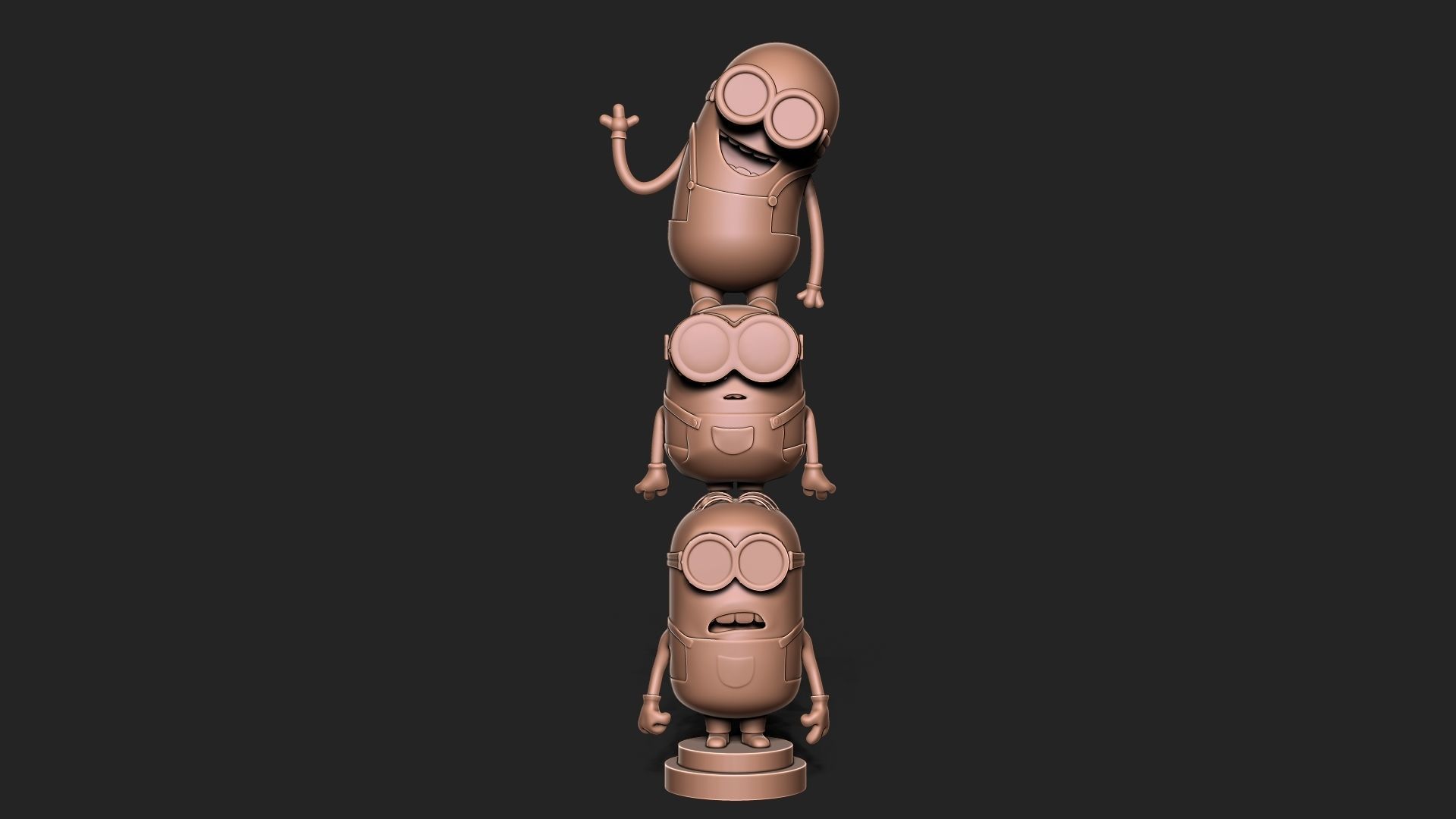 MINIONS COMBO FOR 3DPRINT 3D print model_1