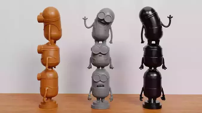 MINIONS COMBO FOR 3DPRINT 3D print model