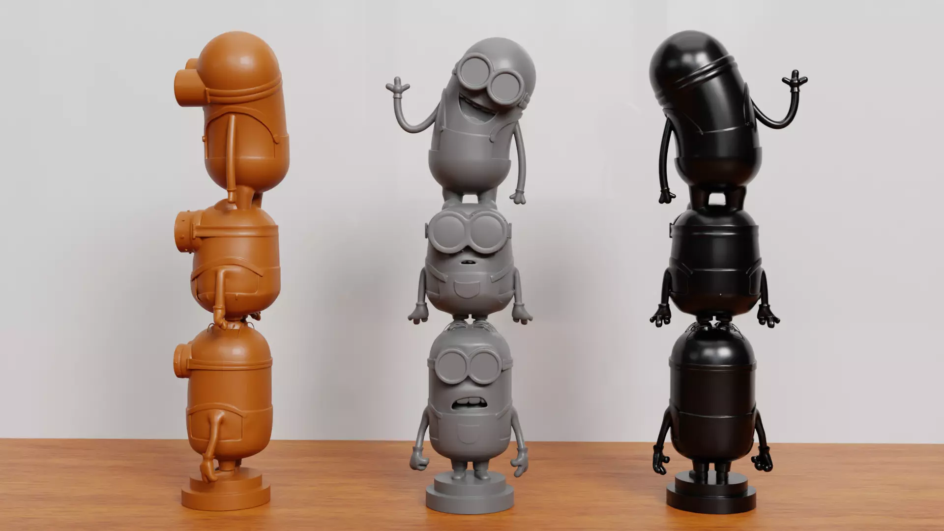 MINIONS COMBO FOR 3DPRINT 3D print model_0