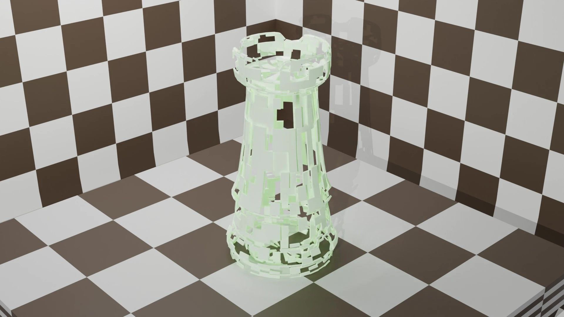 Short animation-rook Free 3D model_2