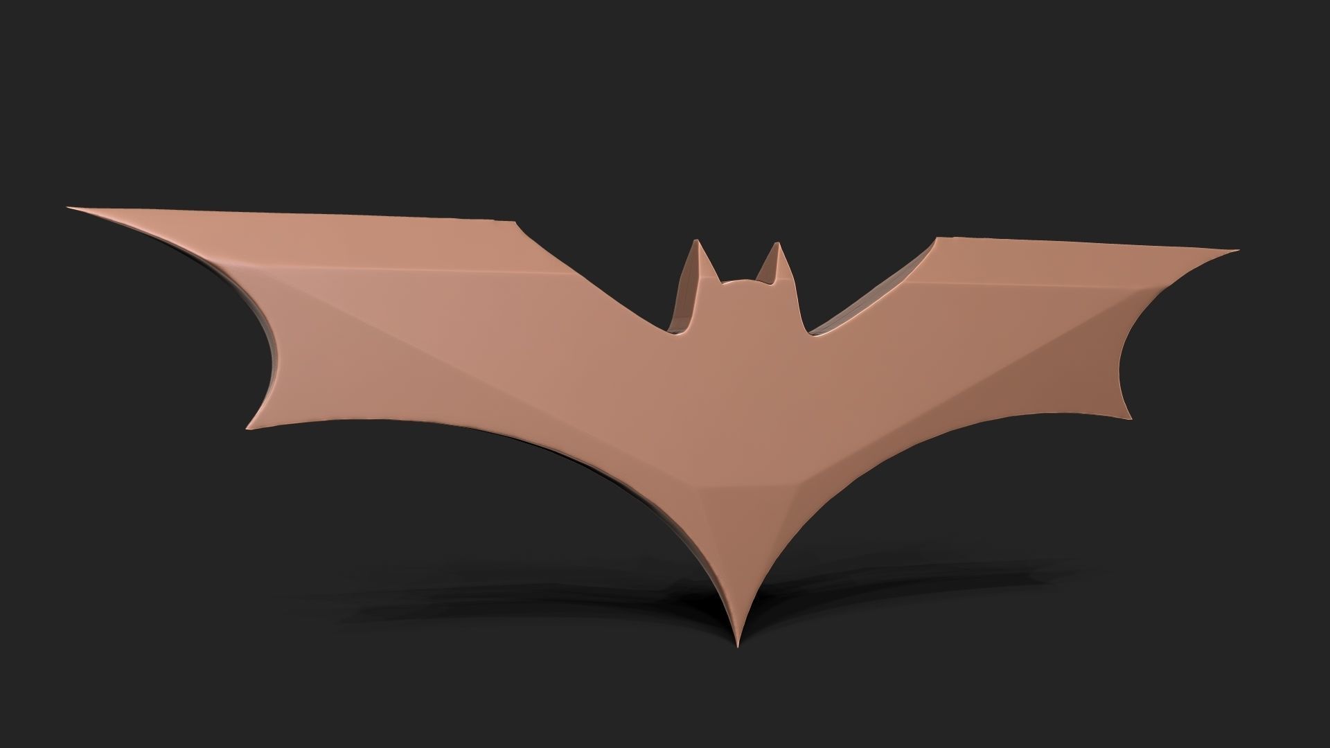 Batarang 3D print model_3