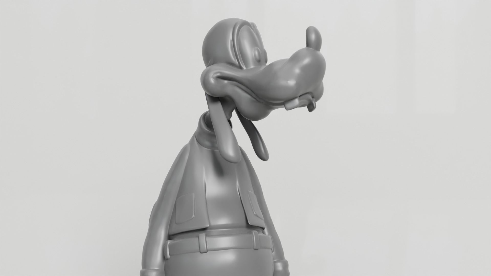 Goofy 3D print model_4