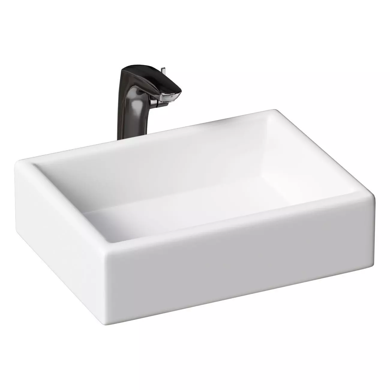 Shell overhead suspended Duravit Vero Air 50 cm 2351500000 3D model