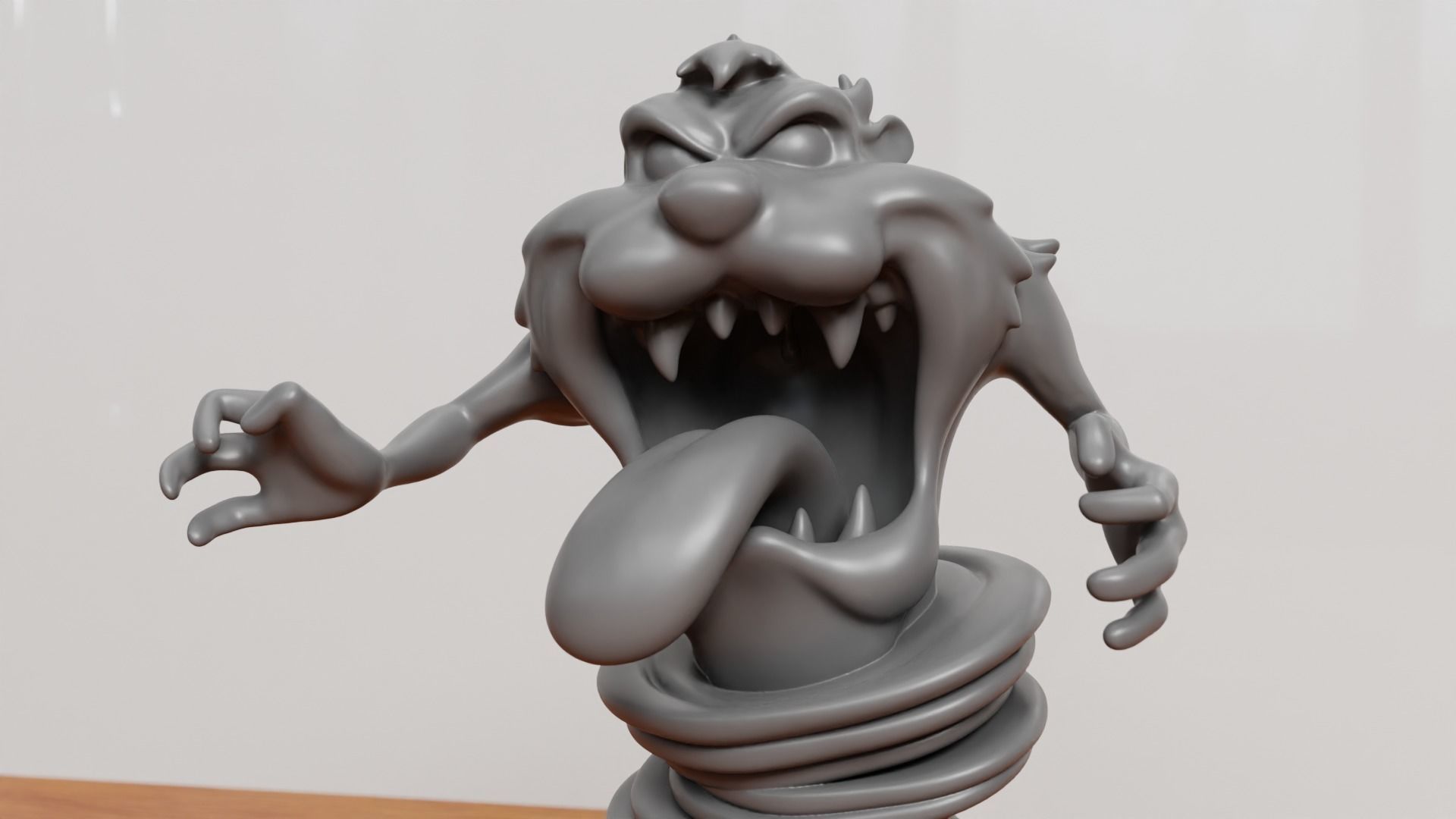 Tasmanian Devil 3D print model_2