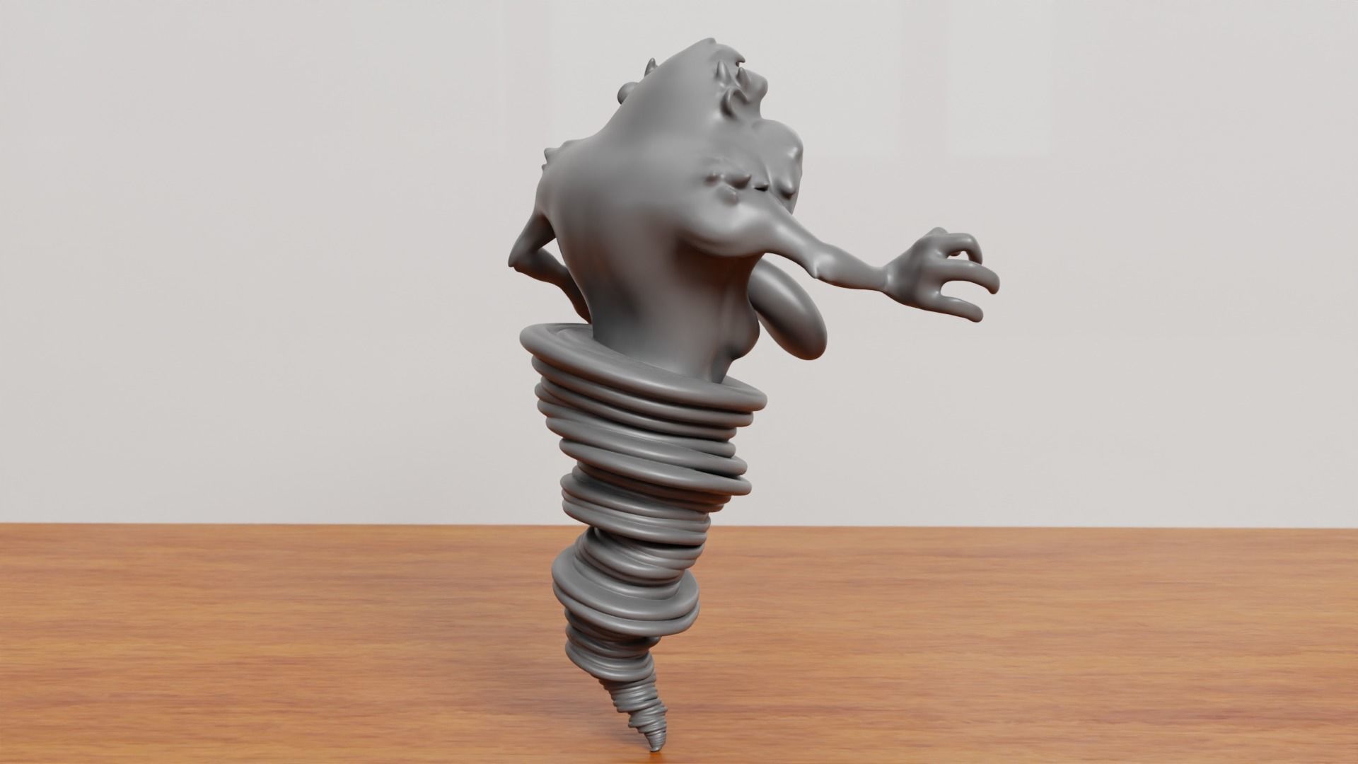 Tasmanian Devil 3D print model_1