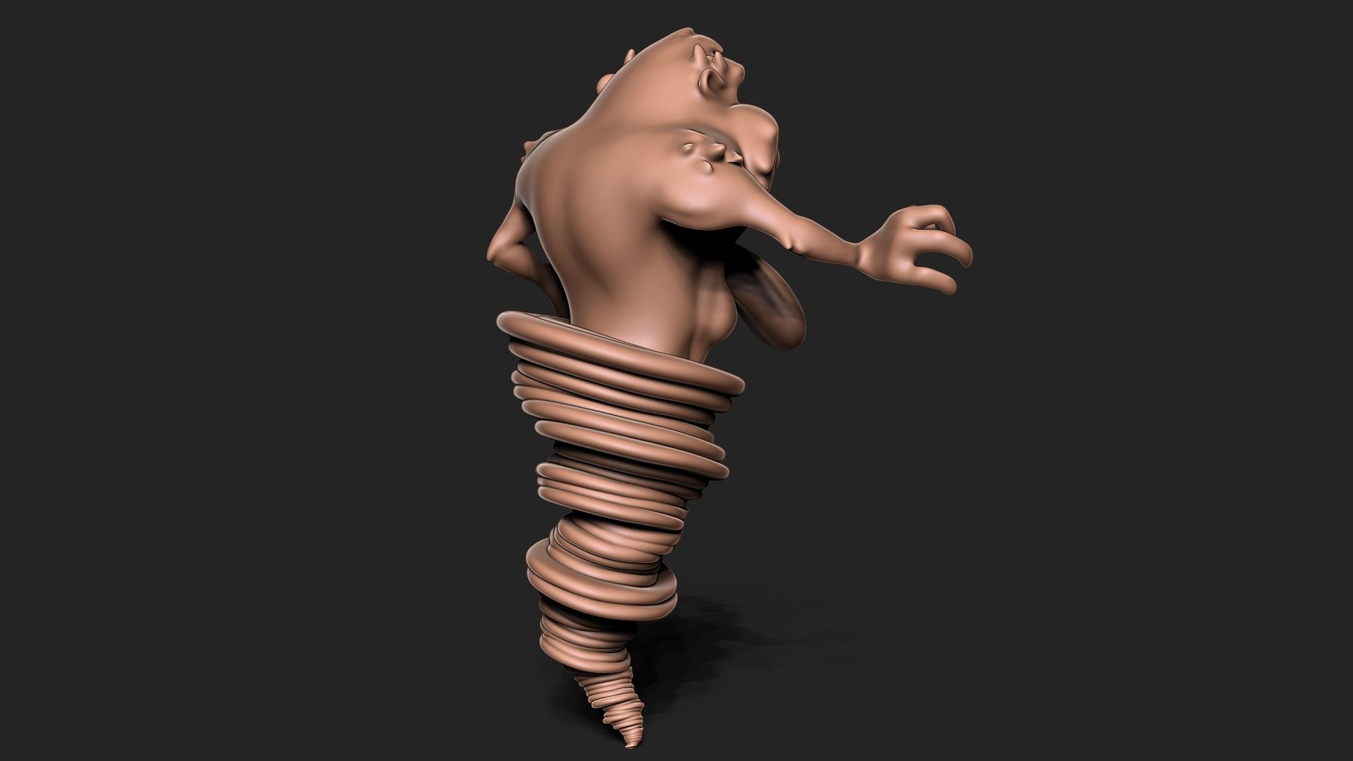 Tasmanian Devil 3D print model_7