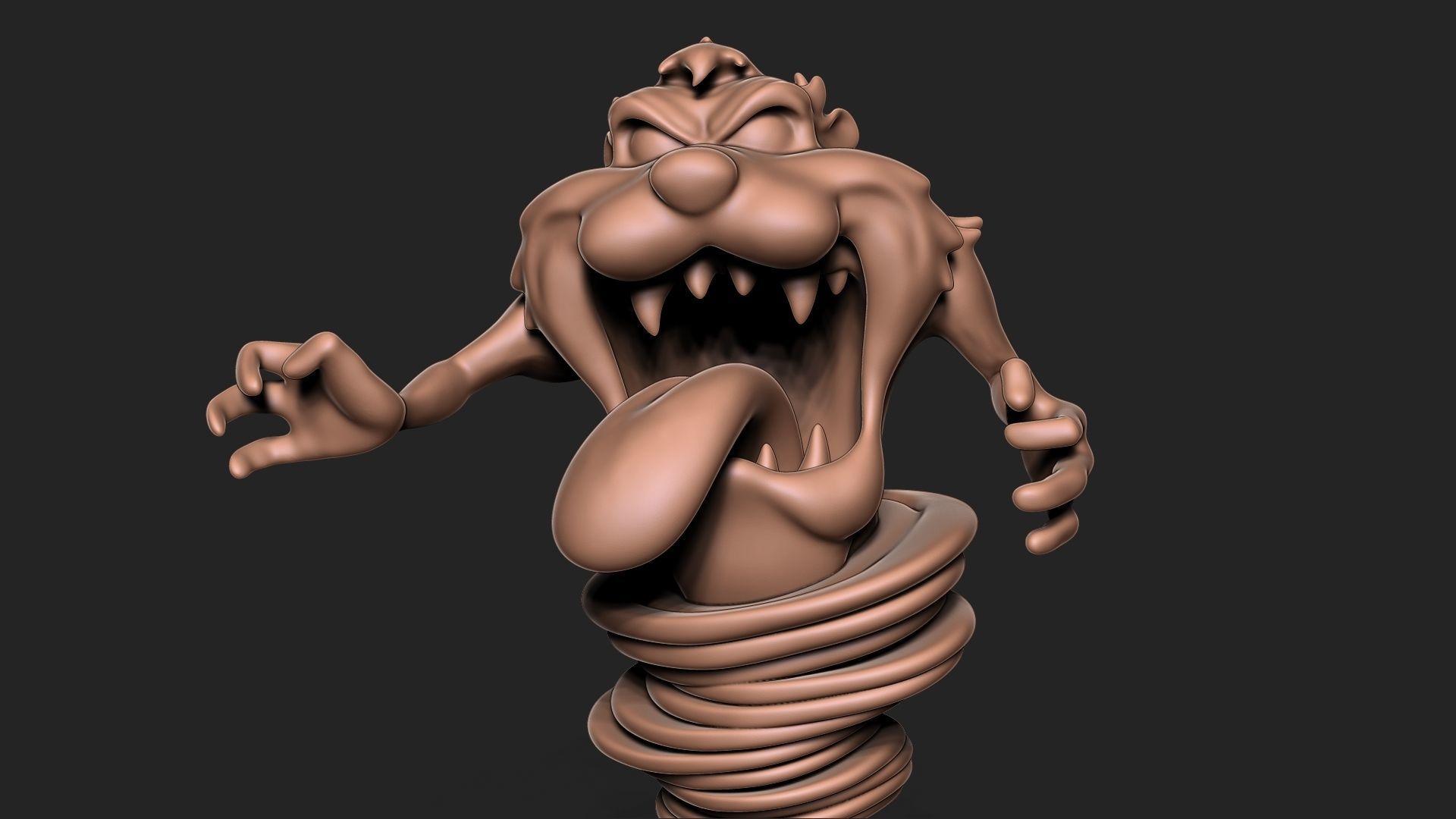 Tasmanian Devil 3D print model_10