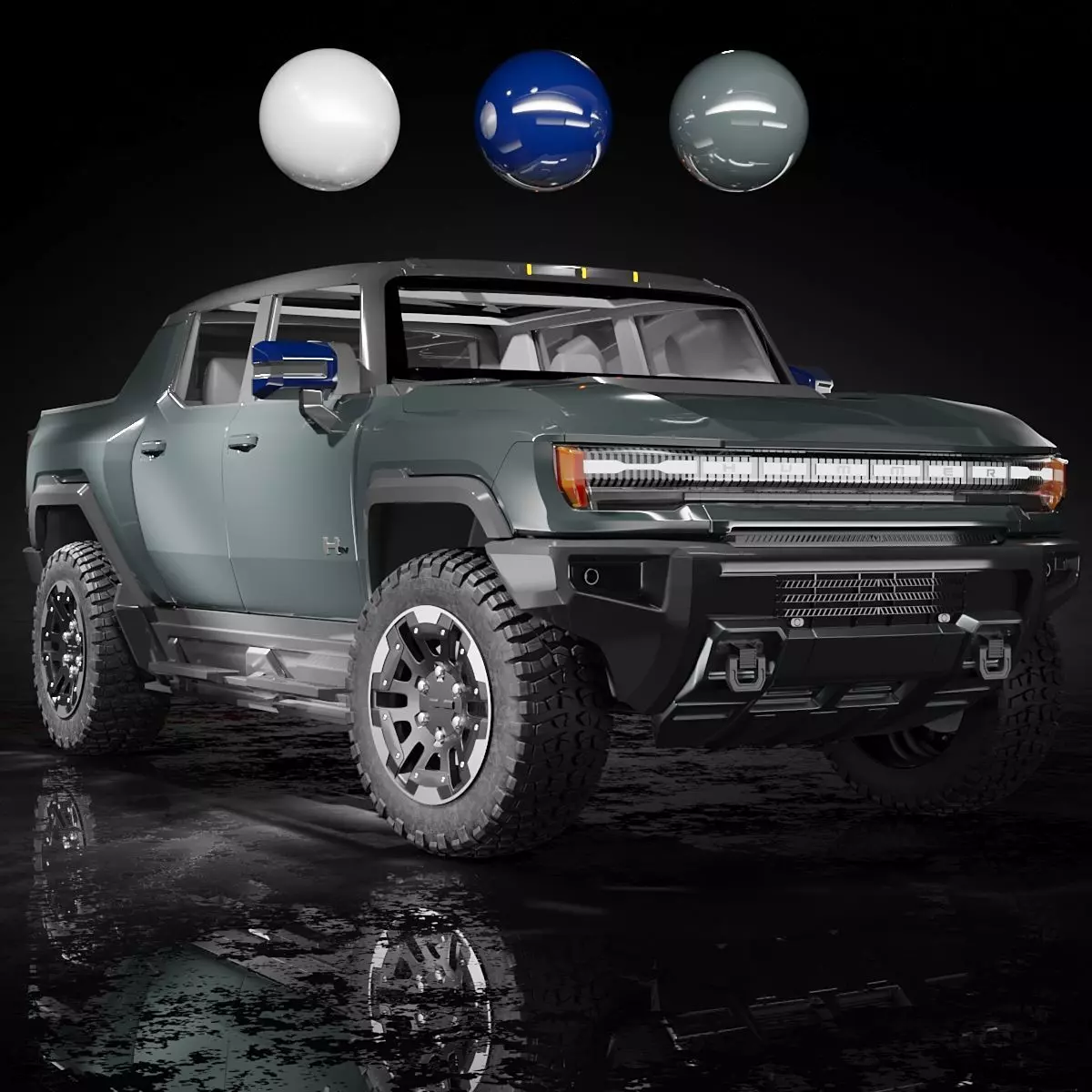 GMC Hummer EV 2024 3d model 3D model