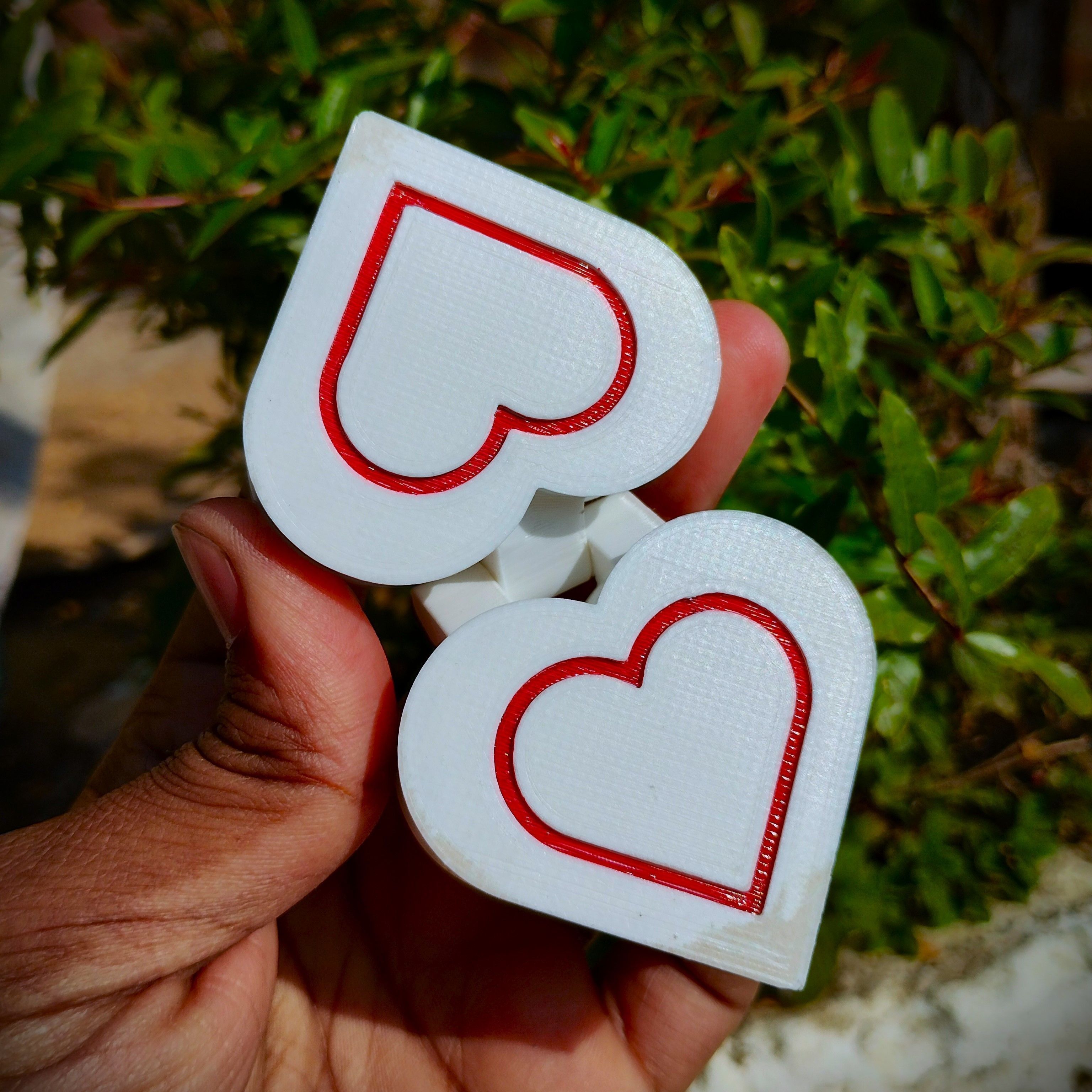 Valentines Special - Gift Box and Heart Keychain 3D print model_3