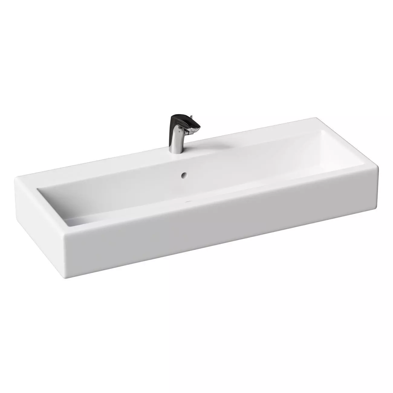 Shell overhead hanging Duravit Vero 120 cm 0454120000 3D model