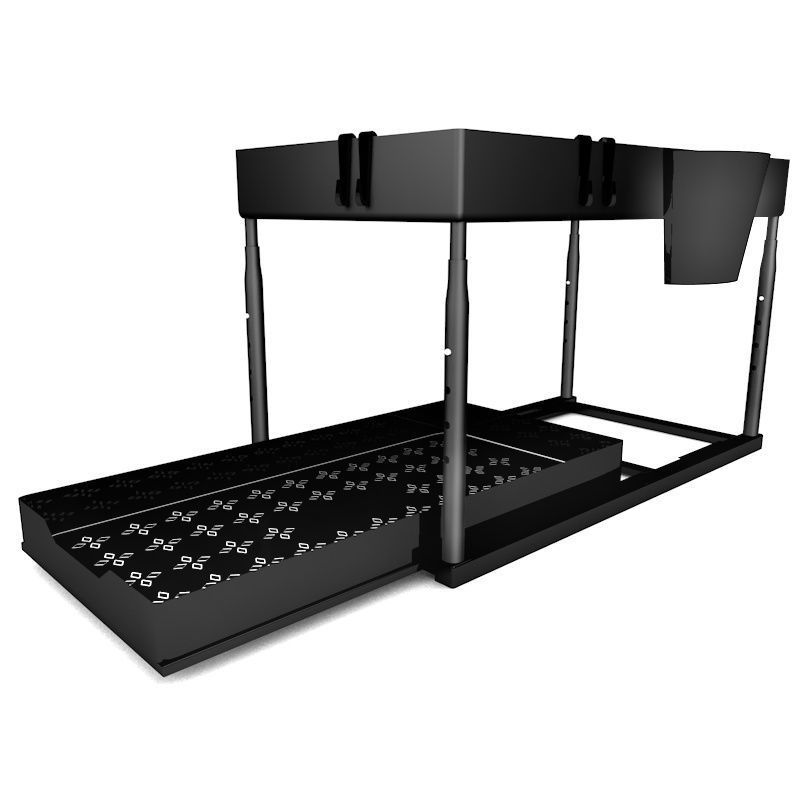 under sink cabinet shelf 3d model Low-poly 3D model_1