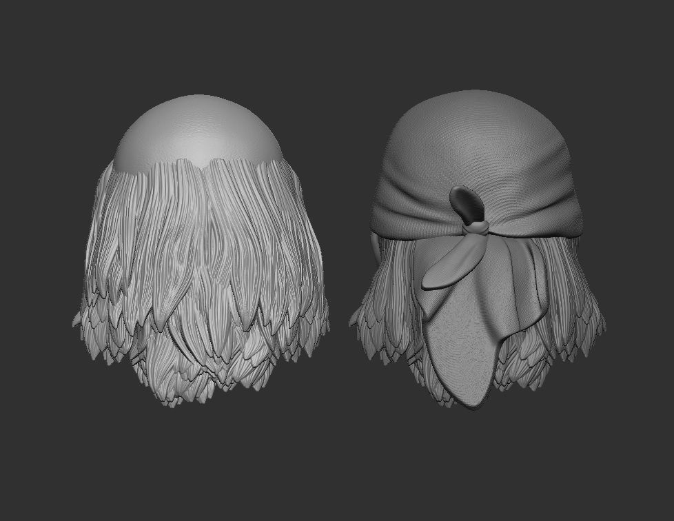 Hollywood Hogan - Headsculpt for Action Figures 3D print model_3