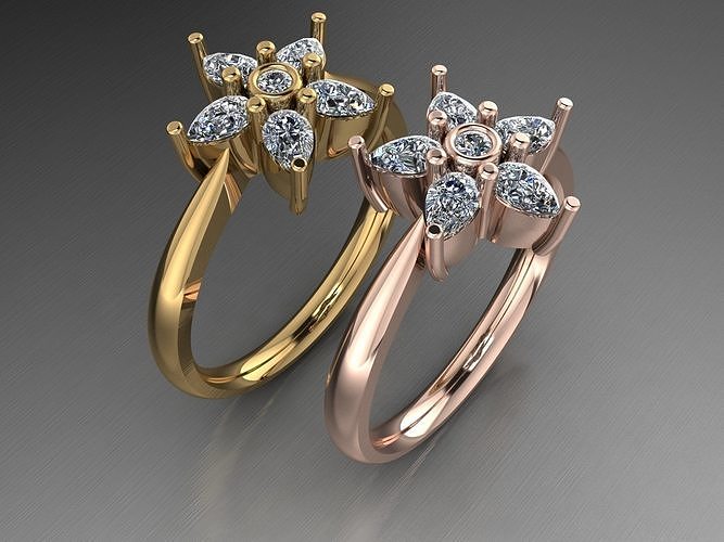 Simple ring 3D print model