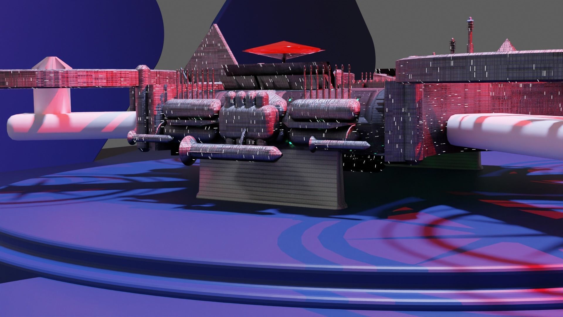 Fighter Drone by Art SSFK Low-poly 3D model_2