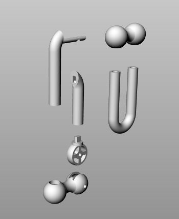 Earrings Link 3D print model_18