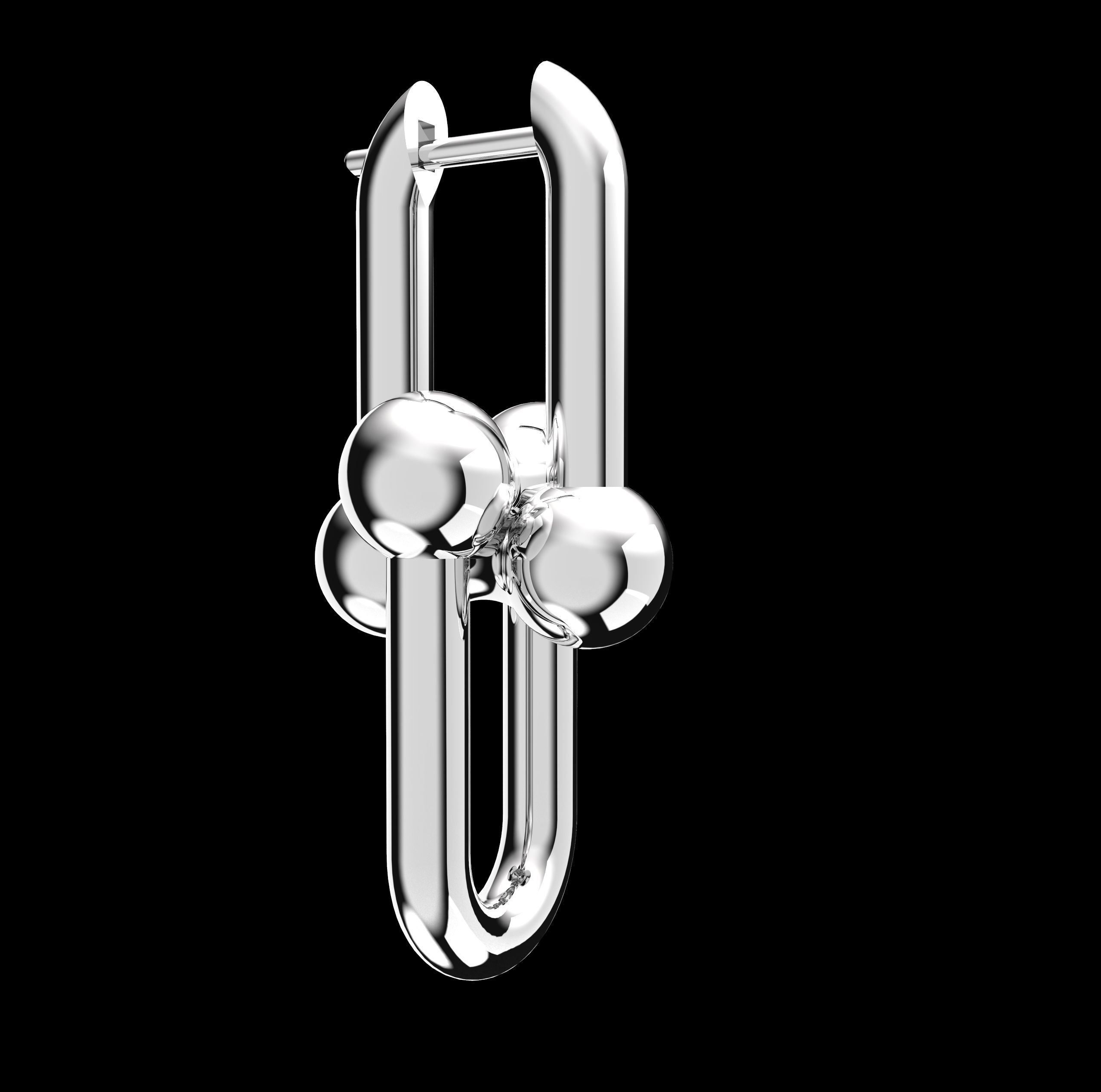 Earrings Link 3D print model_6