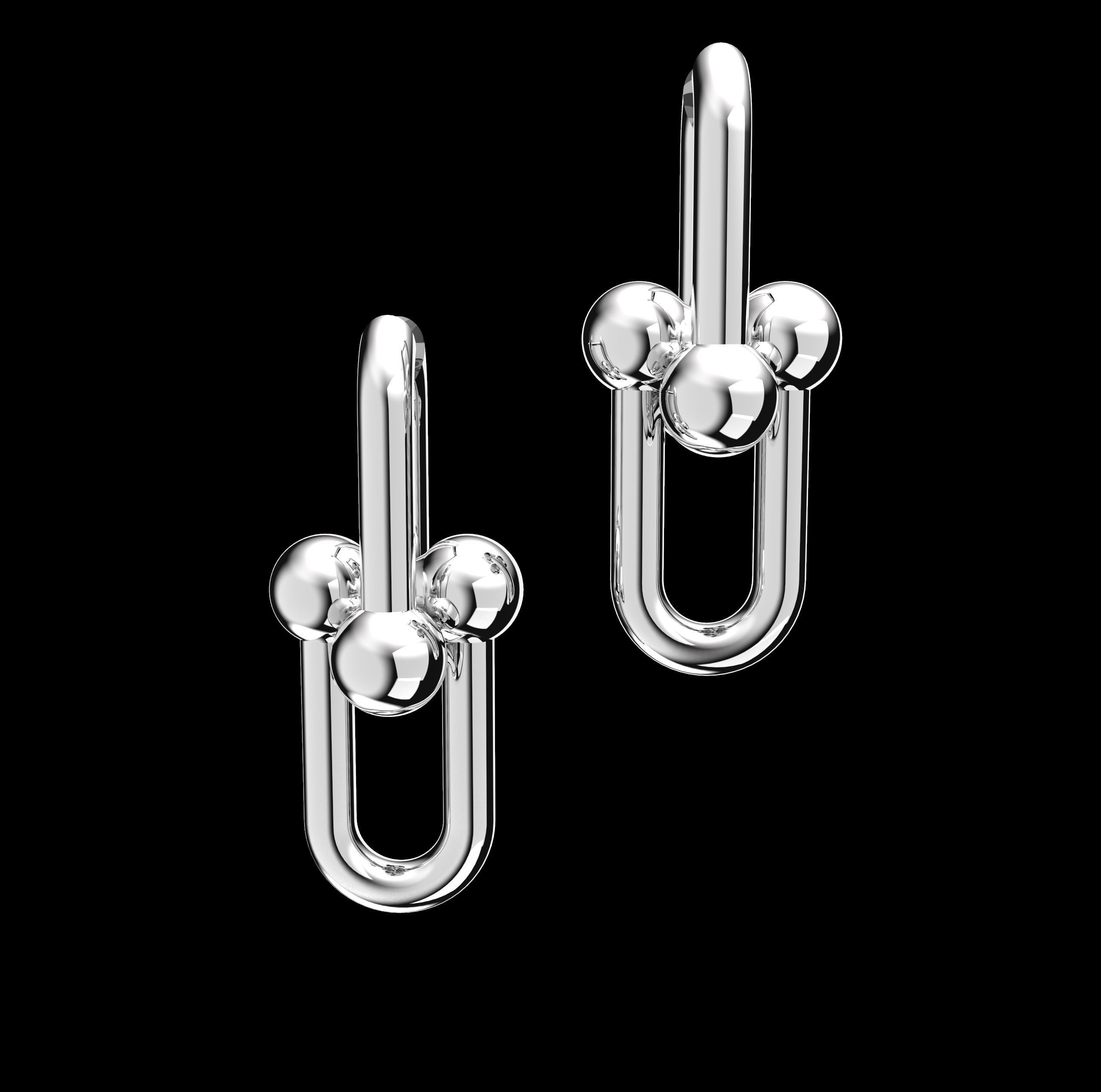 Earrings Link 3D print model_5