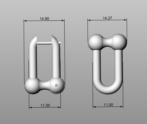 Earrings Link 3D print model_14