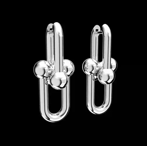 Earrings Link 3D print model