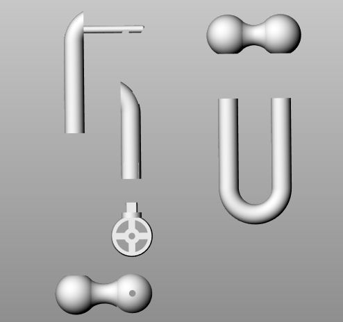 Earrings Link 3D print model_17