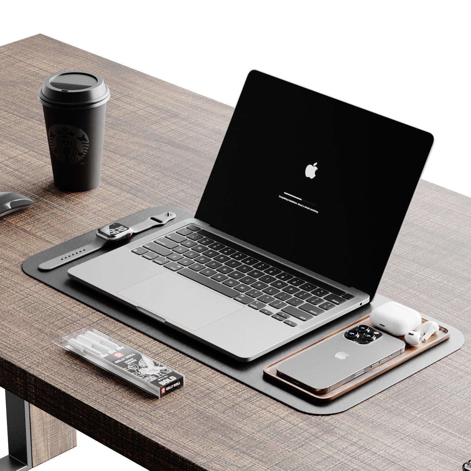 Workplace 20 3D model_2