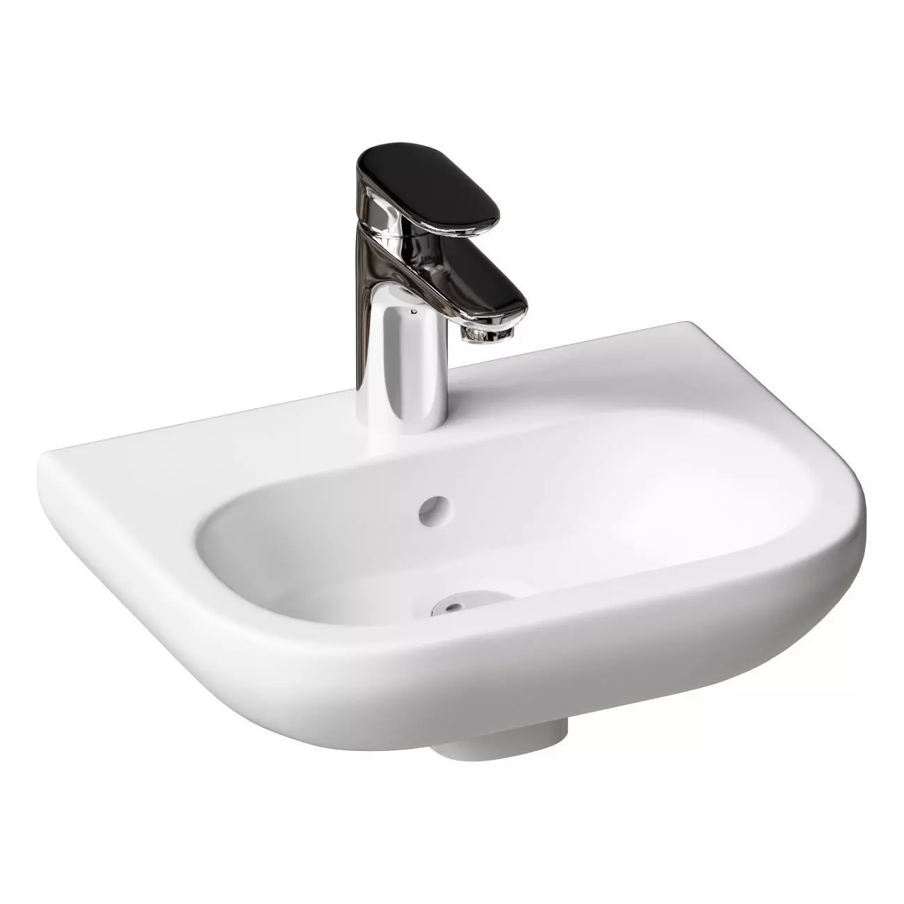 Duravit hanging sink D Code 07053600002 3D model_0