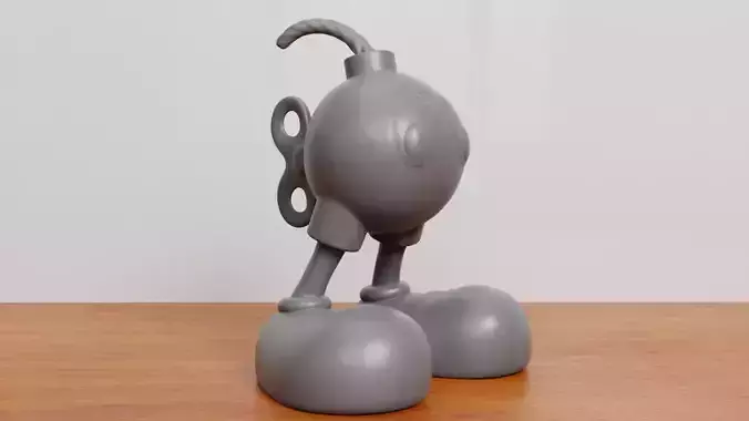 bob omb model super mario 3D print model