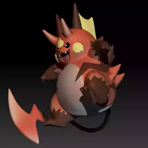 Pokemon Beta Raichu Evolution Gorochu 