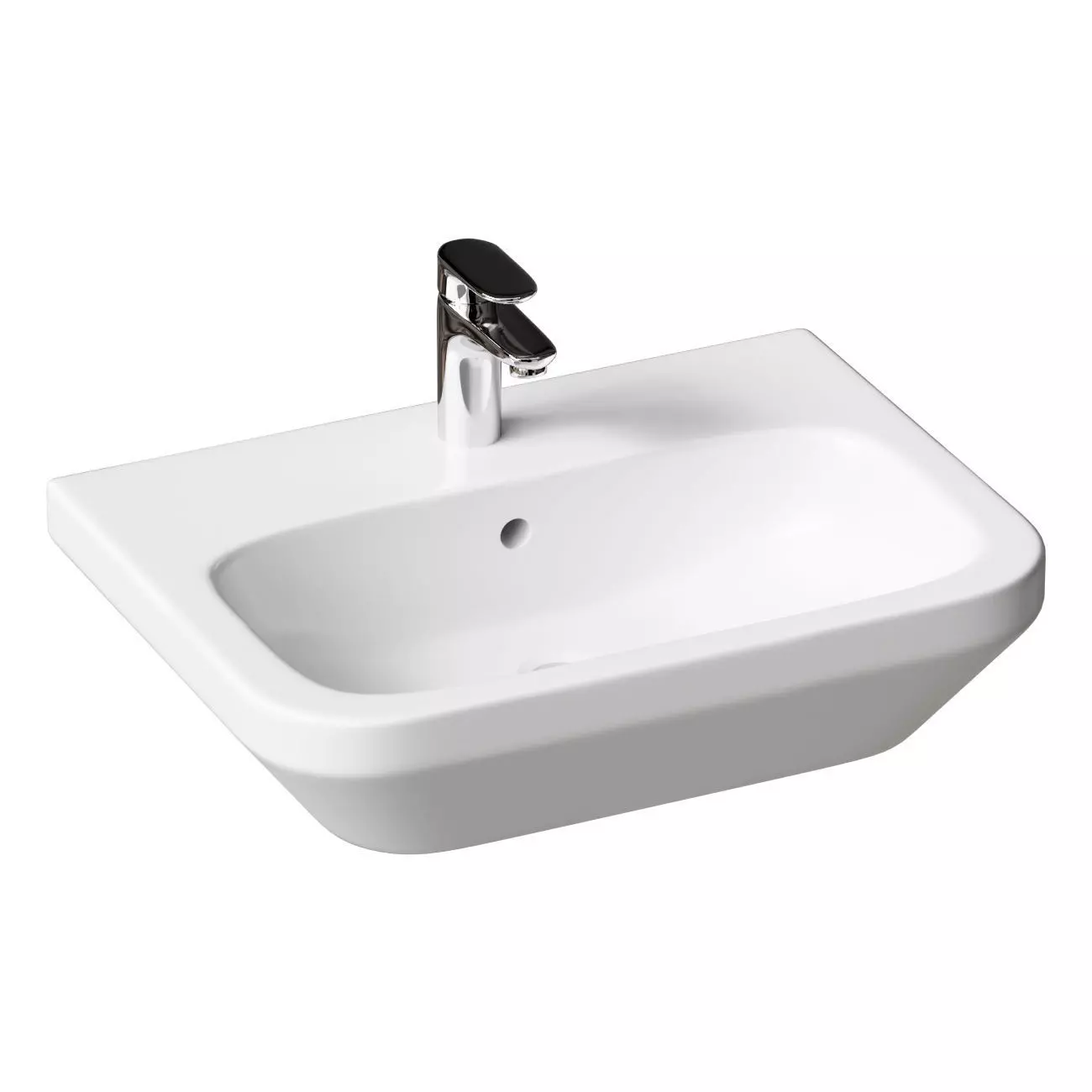 Hanging sink 60 cm Duravit DuraStyle 2319600000 3D model_0