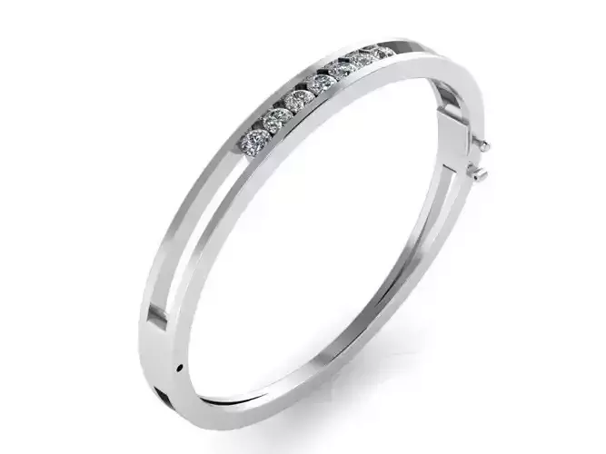 Channel Setting Bracelet 2076