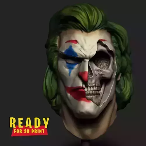 Joker skull - Joaquin Phoenix