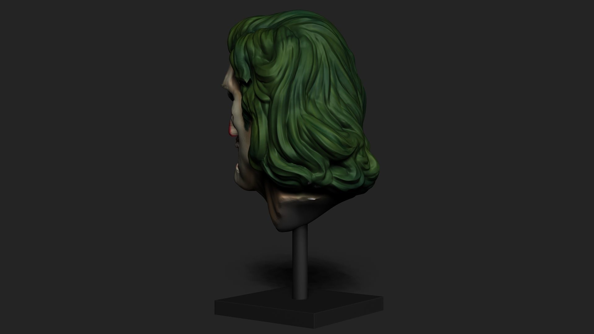 Joker skull - Joaquin Phoenix 3D print model_5